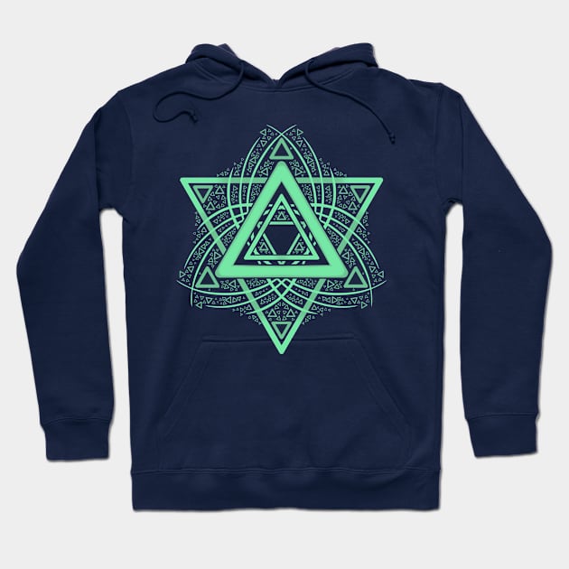 Controller Mandala: Triangle Hoodie by njonestees